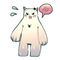 cat golem sticker #131938