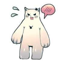 cat golem sticker #131938