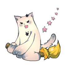 cat golem sticker #131939