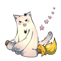 cat golem sticker #131939