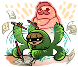 Geek Otaku Sloth sticker #132107