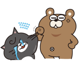 The daily life of Kuma-kuma president sticker #132242