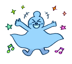 Moopy, as a shooting star. sticker #132988