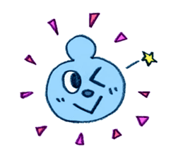 Moopy, as a shooting star. sticker #132990