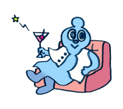 Moopy, as a shooting star. sticker #133002