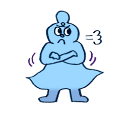 Moopy, as a shooting star. sticker #133010