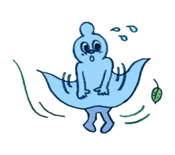 Moopy, as a shooting star. sticker #133014