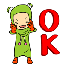 ANICAPRI -Frog Hood Luke- sticker #133900