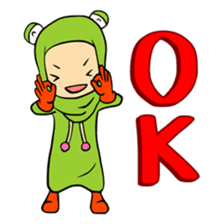 ANICAPRI -Frog Hood Luke- sticker #133900