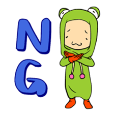 ANICAPRI -Frog Hood Luke- sticker #133901