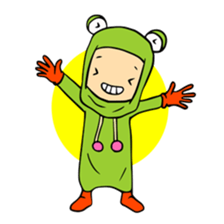 ANICAPRI -Frog Hood Luke- sticker #133904