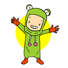 ANICAPRI -Frog Hood Luke- sticker #133904