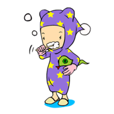 ANICAPRI -Frog Hood Luke- sticker #133906