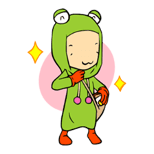 ANICAPRI -Frog Hood Luke- sticker #133908