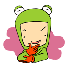 ANICAPRI -Frog Hood Luke- sticker #133920