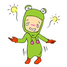 ANICAPRI -Frog Hood Luke- sticker #133926