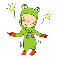 ANICAPRI -Frog Hood Luke- sticker #133926