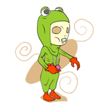 ANICAPRI -Frog Hood Luke- sticker #133938