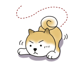 A Japanese dog, Maru 2 sticker #134185