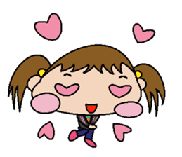 pretty kids Tsurara sticker #134570