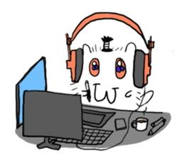 Chonmage-Hamster sticker #134772