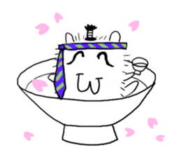 Chonmage-Hamster sticker #134778