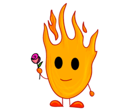 Fire Cartoons sticker #134828