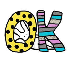 Shy bunnies sticker #134900