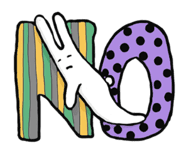 Shy bunnies sticker #134901