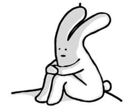 Shy bunnies sticker #134902