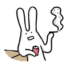 Shy bunnies sticker #134908