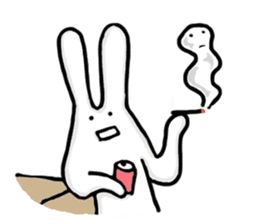 Shy bunnies sticker #134908