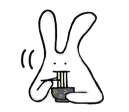 Shy bunnies sticker #134909