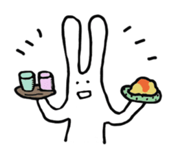 Shy bunnies sticker #134910