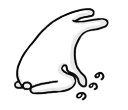 Shy bunnies sticker #134913