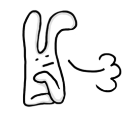 Shy bunnies sticker #134914