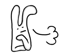 Shy bunnies sticker #134914