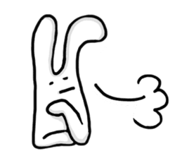 Shy bunnies sticker #134914