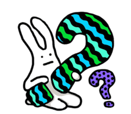 Shy bunnies sticker #134917