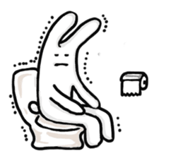 Shy bunnies sticker #134919
