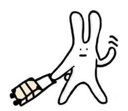 Shy bunnies sticker #134925