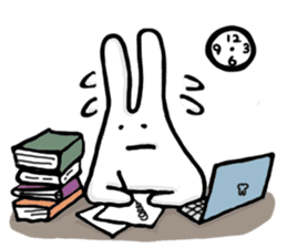 Shy bunnies sticker #134933