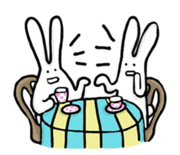 Shy bunnies sticker #134935