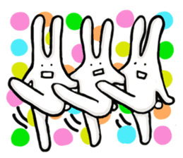 Shy bunnies sticker #134939