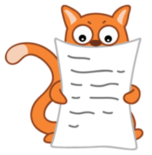 Cute Cat - funny and cute sticker #134949