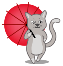 Cute Cat - funny and cute sticker #134970