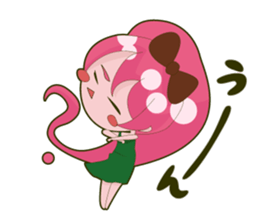 Pink-chan sticker #134984