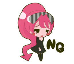 Pink-chan sticker #135017