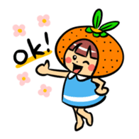 Orange Mi-chan sticker #135380