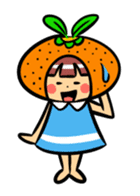 Orange Mi-chan sticker #135381